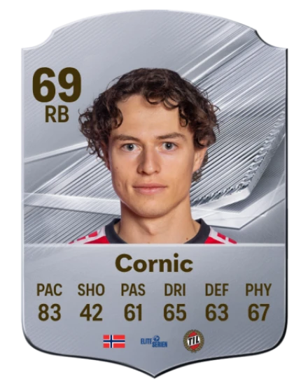 Cornic 69 Rare RB FC 26 card