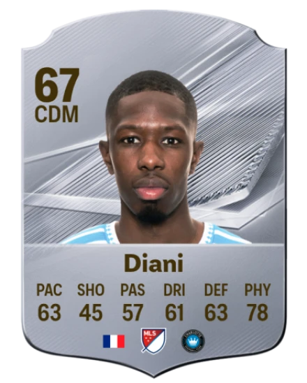 Diani 67 Silver CDM FC 27 card