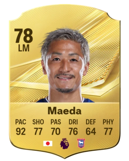 Maeda 78 Common LM FC 26 card