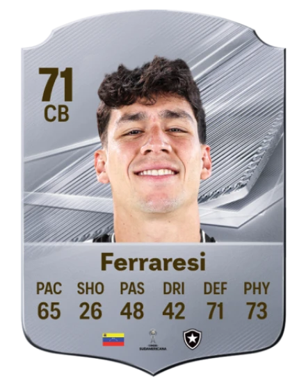 Ferraresi 71 Common CB FC 26 card