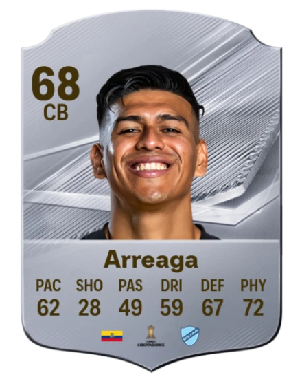 Arreaga 68 Common CB FC 26 card