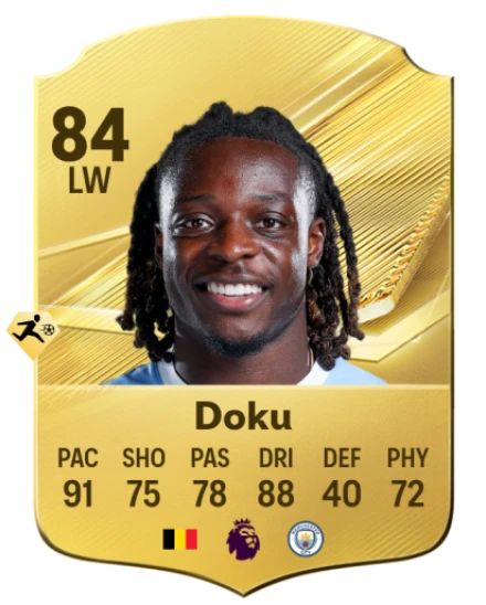 Doku 84 Common LW FC 26 card