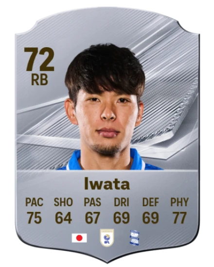 Iwata 72 Common RB FC 26 card