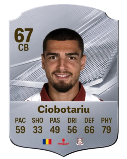 Ciobotariu 67 Silver CB FC 27 card
