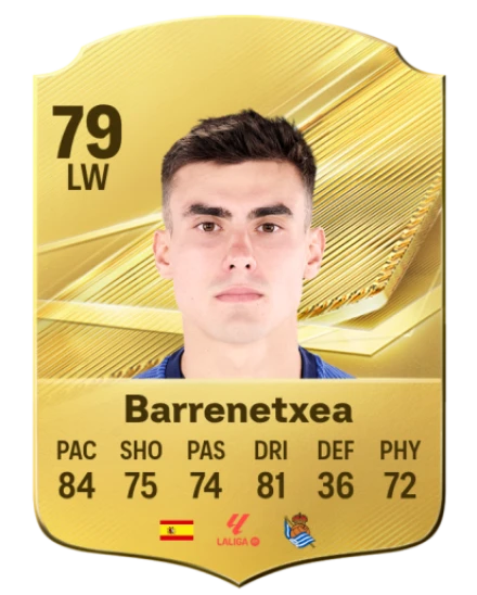 Barrenetxea 79 Common LW FC 26 card