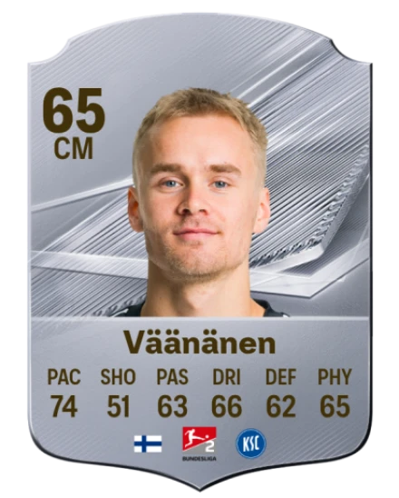 Väänänen 65 Common CM FC 26 card
