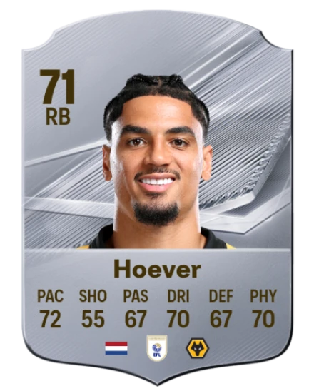 Hoever 71 Rare RB FC 26 card