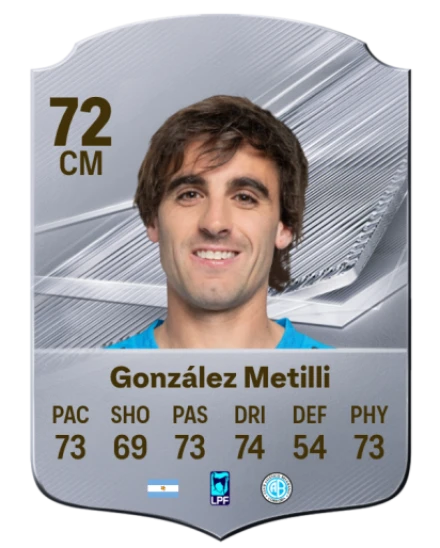 González Metilli 72 Common CM FC 26 card