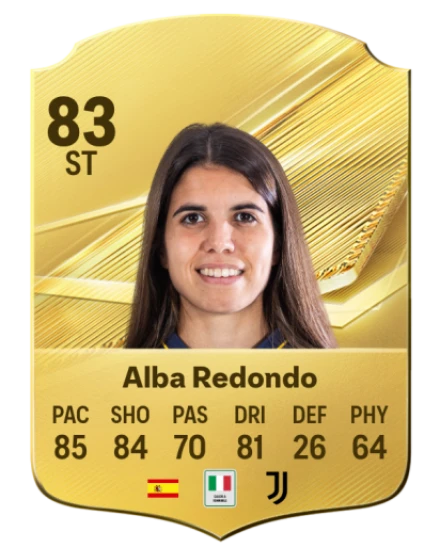 Alba Redondo 83 Common ST FC 26 card