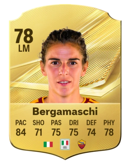Bergamaschi 78 Common LM FC 26 card