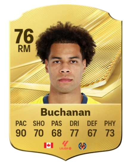 Buchanan 76 Gold RM FC 27 card