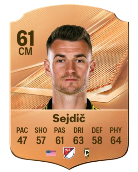 Sejdič 61 Bronze CM FC 27 card