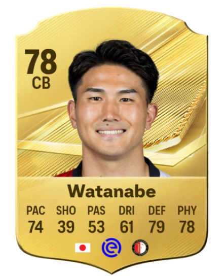 Watanabe 78 Common CB FC 26 card