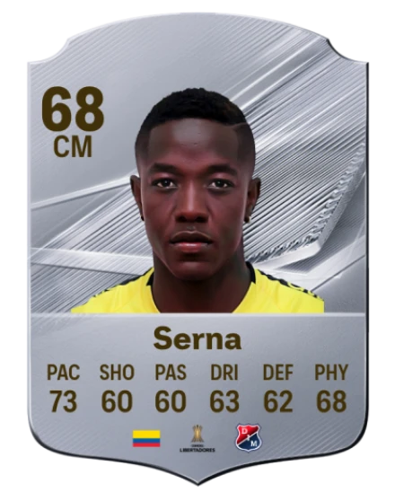 Serna 68 Silver CM FC 27 card