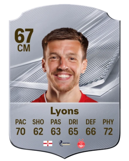 Lyons 67 Common CM FC 26 card