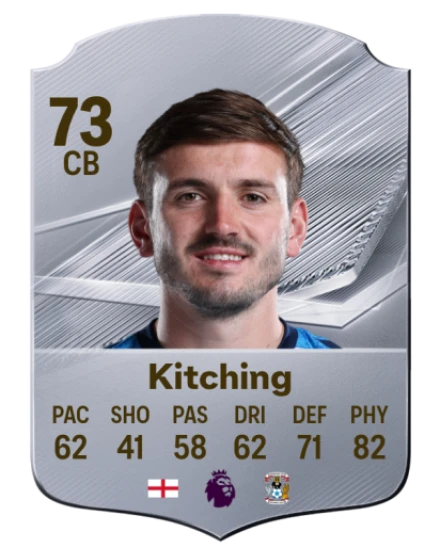 Kitching 73 Silver CB FC 27 card