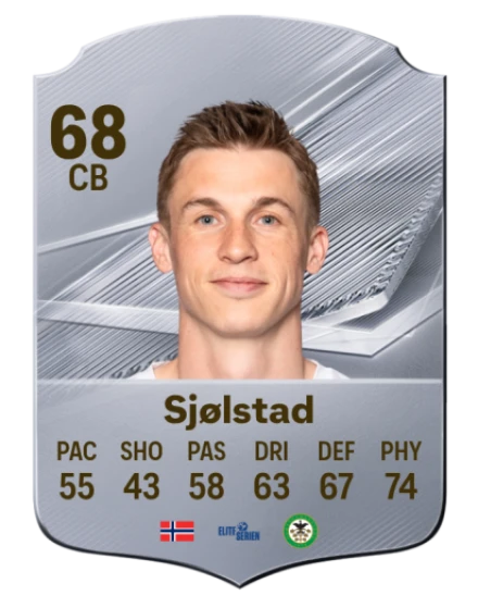 Sjølstad 68 Common CB FC 26 card