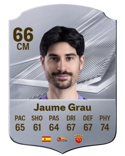 Jaume Grau 66 Common CM FC 26 card