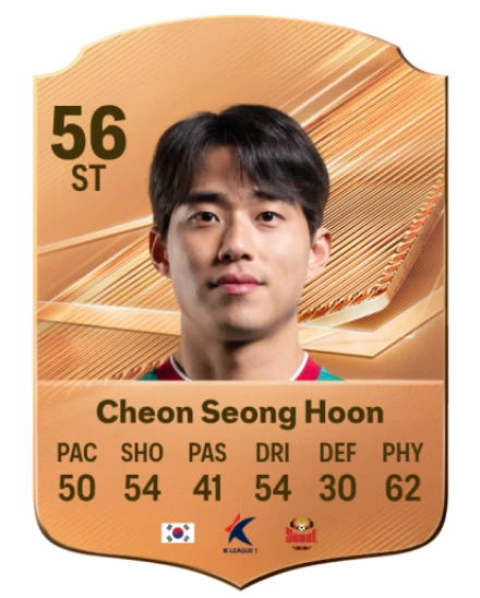 Cheon Seong Hoon 56 Bronze ST FC 27 card