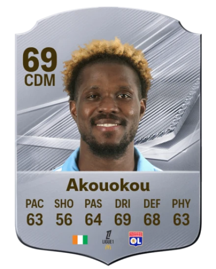 Akouokou 69 Silver CDM FC 27 card