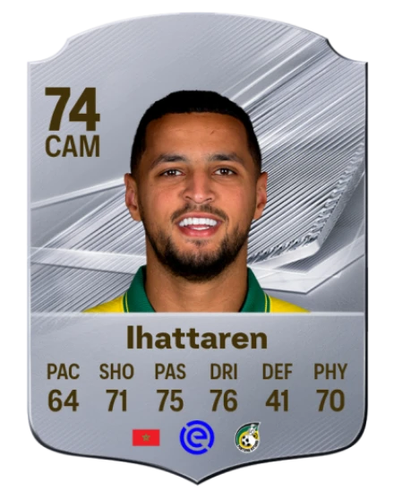 Ihattaren 74 Common CAM FC 26 card