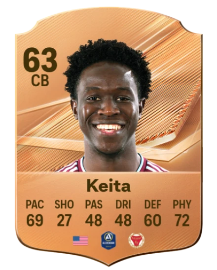 Keita 63 Common CB FC 26 card
