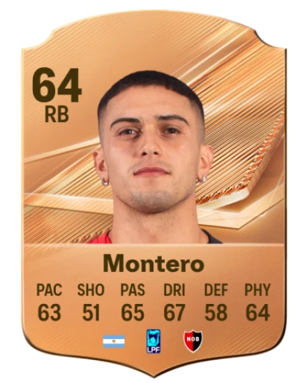 Montero 64 Bronze RB FC 27 card