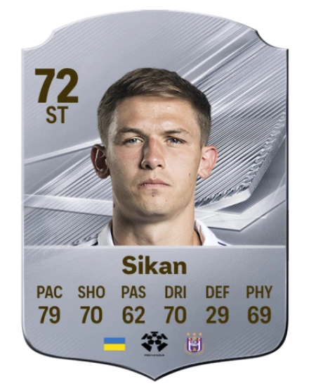 Sikan 72 Silver ST FC 27 card
