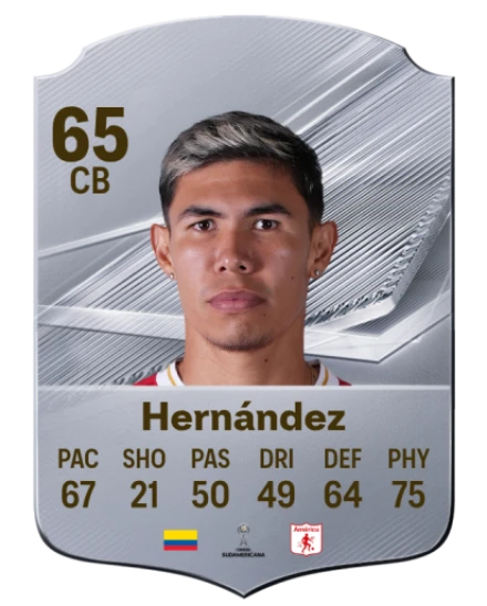 Hernández 65 Silver CB FC 27 card