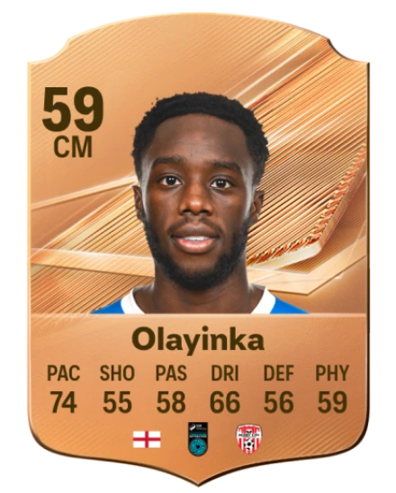 Olayinka 59 Common CM FC 26 card