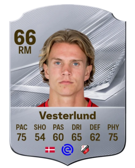 Vesterlund 66 Silver RM FC 27 card