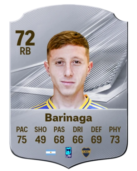 Barinaga 72 Silver RB FC 27 card