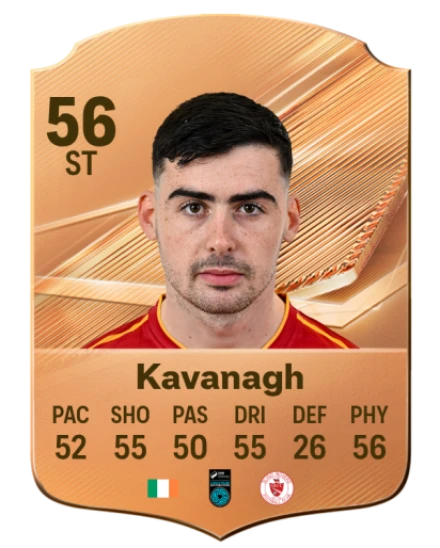Kavanagh 56 Bronze ST FC 27 card