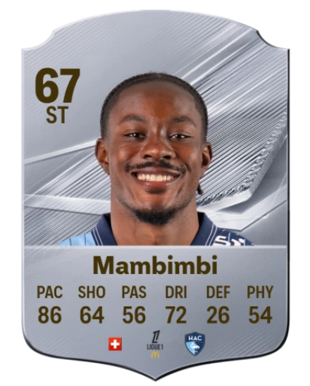 Mambimbi 67 Silver ST FC 27 card