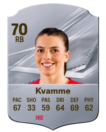 Kvamme 70 Common RB FC 26 card