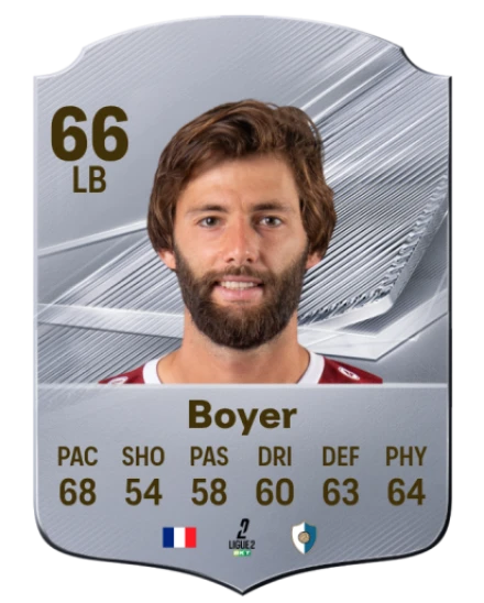 Boyer 66 Common LB FC 26 card