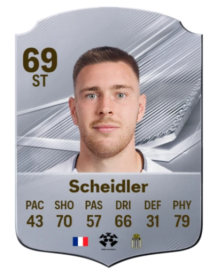 Scheidler 69 Common ST FC 26 card