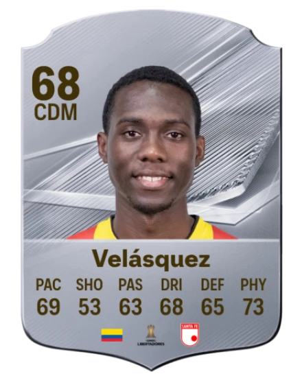 Velásquez 68 Common CDM FC 26 card