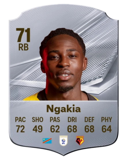 Ngakia 71 Common RB FC 26 card