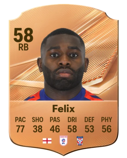 Felix 58 Bronze RB FC 27 card