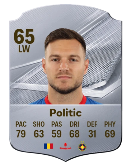 Politic 65 Silver LW FC 27 card