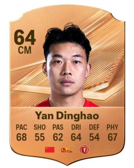 Yan Dinghao 64 Common CM FC 26 card