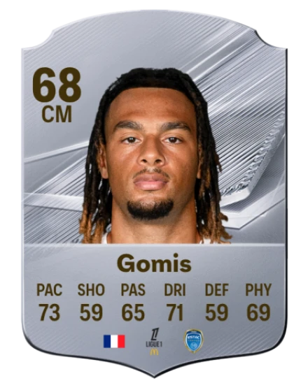 Gomis 68 Silver CM FC 27 card
