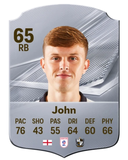 John 65 Common RB FC 26 card