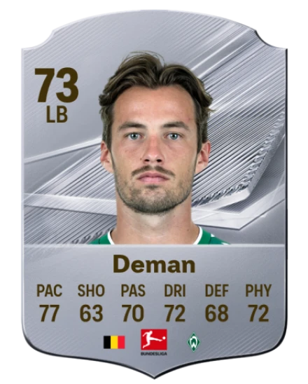 Deman 73 Common LB FC 26 card