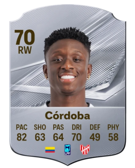 Córdoba 70 Common RW FC 26 card