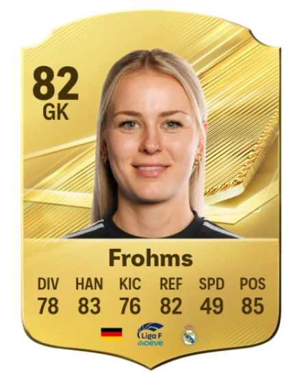 Frohms 82 Common GK FC 26 card