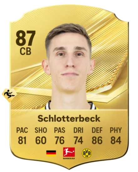 Schlotterbeck 87 Common CB FC 26 card