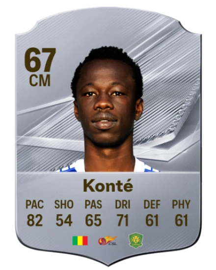 Konté 67 Common CM FC 26 card