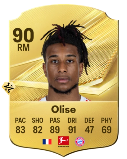Olise 90 Common RM FC 26 card